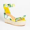 Bamboo Shoes Bow Tie Espadrille Flatform Sandals