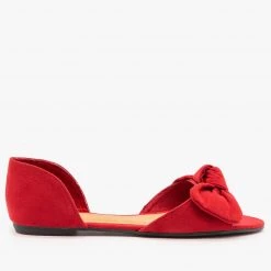 Bamboo Shoes Bow Tie Peep Toe D'Orsay Flats 21 Bamboo Shoes Bow Tie Peep Toe D'Orsay Flats