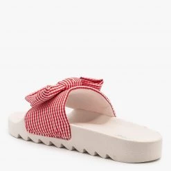Bamboo Shoes Bow Tie Slides Newest Arrivals