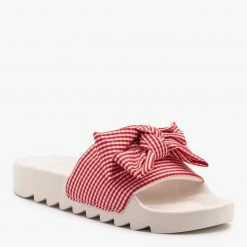 Bamboo Shoes Bow Tie Slides Newest Arrivals