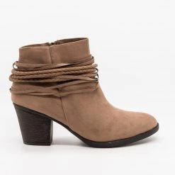 Bamboo Shoes Braided Accent Ankle Booties Newest Arrivals 6 Bamboo Shoes Braided Accent Ankle Booties Newest Arrivals