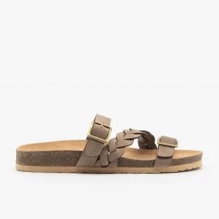 Soda Shoes Braided Buckle Strap Slide Sandal 17 Soda Shoes Braided Buckle Strap Slide Sandal