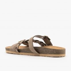 Soda Shoes Braided Buckle Strap Slide Sandal 16 Soda Shoes Braided Buckle Strap Slide Sandal