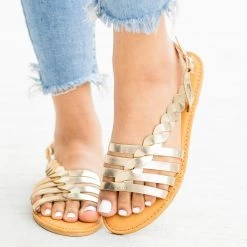 Bamboo Shoes Braided Caged Sandals Newest Arrivals