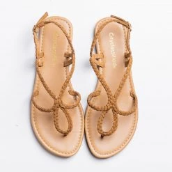 City Classified Shoes Newest Arrivals Braided Loop Sandals