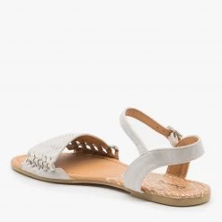Qupid Shoes Braided Open Toed Sandals