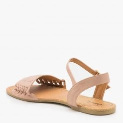 Qupid Shoes Braided Open Toed Sandals
