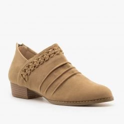 AMS Shoes Braided Scrunched Ankle Booties FINAL SALE Newest Arrivals 14 AMS Shoes Braided Scrunched Ankle Booties FINAL SALE Newest Arrivals