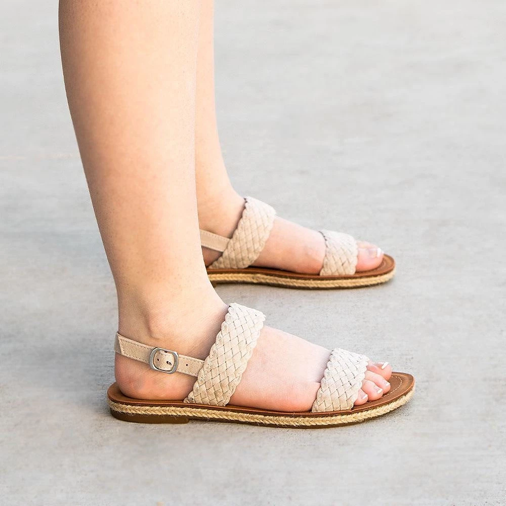 Soda Shoes Newest Arrivals Braided Sling-Back Sandals 3 Soda Shoes Newest Arrivals Braided Sling-Back Sandals