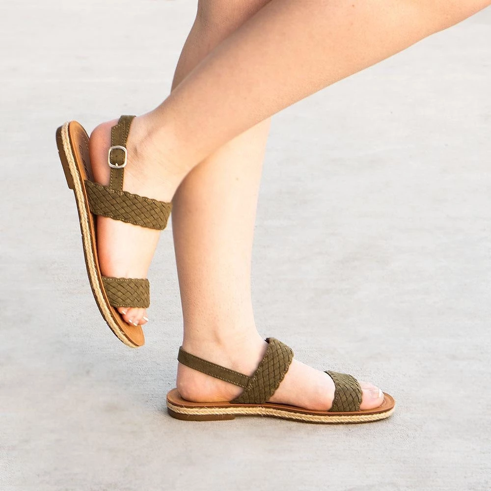 Soda Shoes Newest Arrivals Braided Sling-Back Sandals 2 Soda Shoes Newest Arrivals Braided Sling-Back Sandals