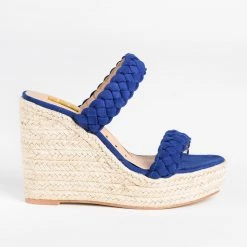 Fahrenheit Braided Slip-On Espadrille Wedges Newest Arrivals 6 Fahrenheit Braided Slip-On Espadrille Wedges Newest Arrivals