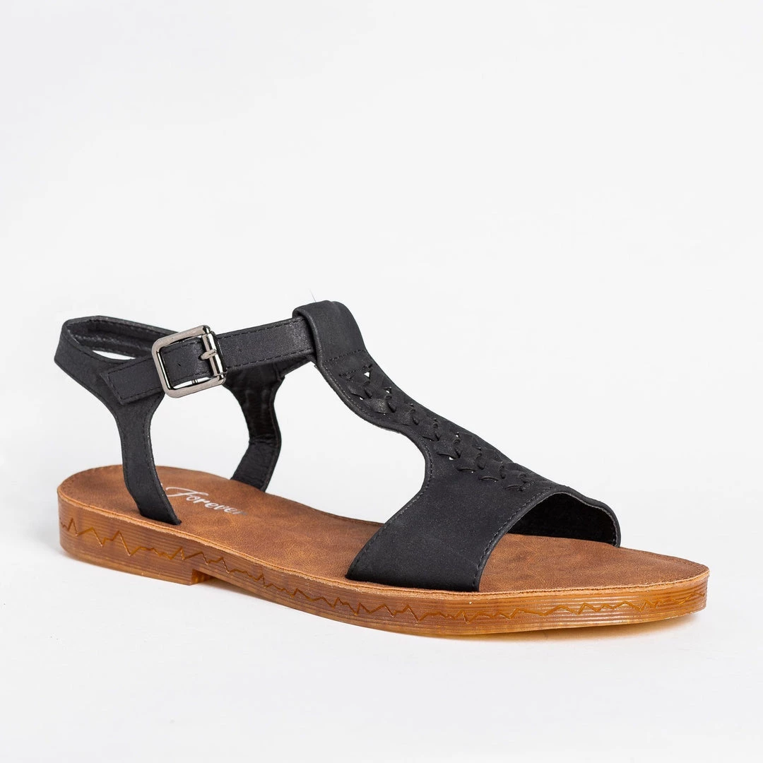 Forever Braided T-Strap Sandals 3 Forever Braided T-Strap Sandals