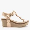 Nature Breeze Braided Buckle Wedges