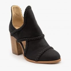 Mata Braided Trim Cutout Booties Newest Arrivals 7 Mata Braided Trim Cutout Booties Newest Arrivals