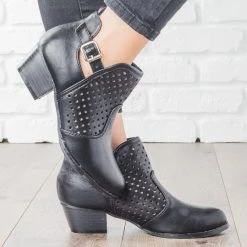 Chase & Chloe Newest Arrivals Buckle And Diamond Bootie 19 Chase & Chloe Newest Arrivals Buckle And Diamond Bootie