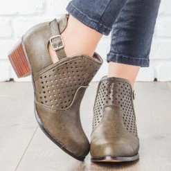 Chase & Chloe Newest Arrivals Buckle And Diamond Bootie 21 Chase & Chloe Newest Arrivals Buckle And Diamond Bootie