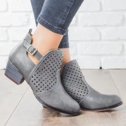 Chase & Chloe Newest Arrivals Buckle And Diamond Bootie 14 Chase & Chloe Newest Arrivals Buckle And Diamond Bootie