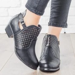 Chase & Chloe Newest Arrivals Buckle And Diamond Bootie 18 Chase & Chloe Newest Arrivals Buckle And Diamond Bootie