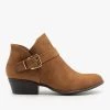 Top Moda Buckle Ankle Booties