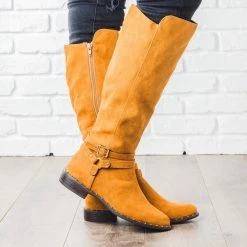 Bamboo Shoes Newest Arrivals Buckle Knee-High Rider Boots 16 Bamboo Shoes Newest Arrivals Buckle Knee-High Rider Boots