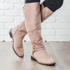 Bamboo Shoes Newest Arrivals Buckle Knee-High Rider Boots 12 Bamboo Shoes Newest Arrivals Buckle Knee-High Rider Boots