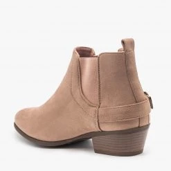 Refresh Buckled Ankle Booties Newest Arrivals