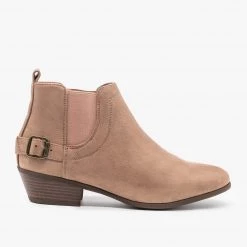 Refresh Buckled Ankle Booties Newest Arrivals