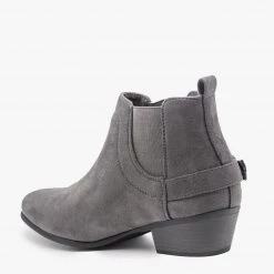 Refresh Buckled Ankle Booties Newest Arrivals