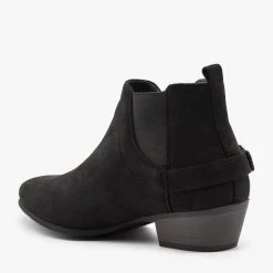 Refresh Buckled Ankle Booties Newest Arrivals