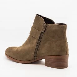 Qupid Shoes Buckled Ankle Boots FINAL SALE