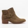 Qupid Shoes Buckled Ankle Boots FINAL SALE