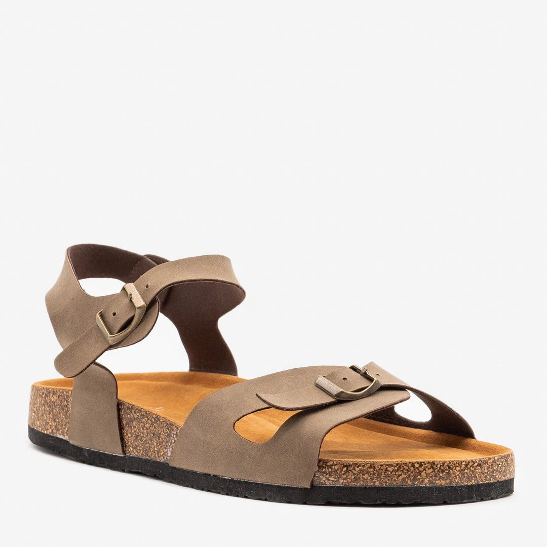 Refresh Buckled Comfy Cork Sandals 6 Refresh Buckled Comfy Cork Sandals