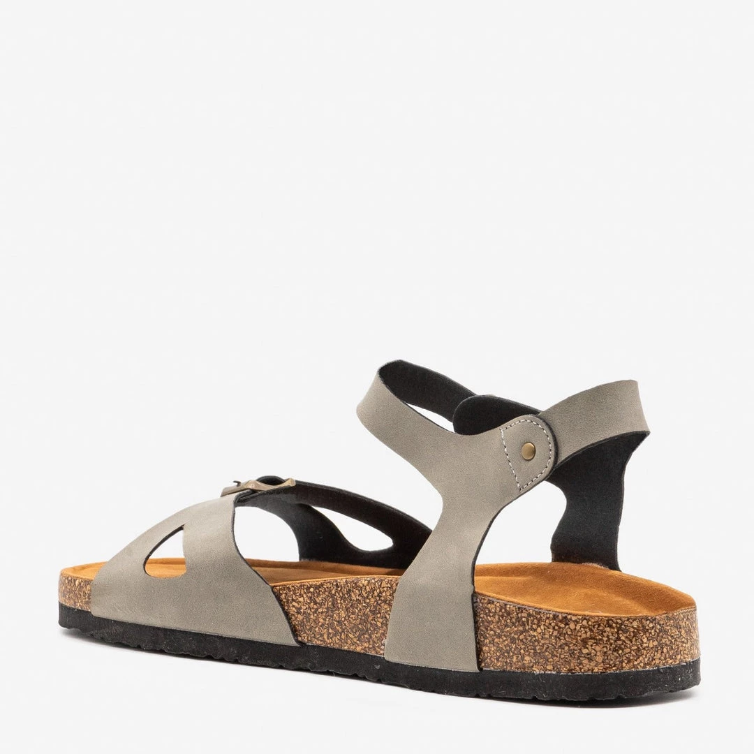 Refresh Buckled Comfy Cork Sandals 3 Refresh Buckled Comfy Cork Sandals