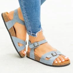 Refresh Buckled Comfy Cork Sandals 33 Refresh Buckled Comfy Cork Sandals