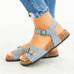 Refresh Buckled Comfy Cork Sandals 32 Refresh Buckled Comfy Cork Sandals