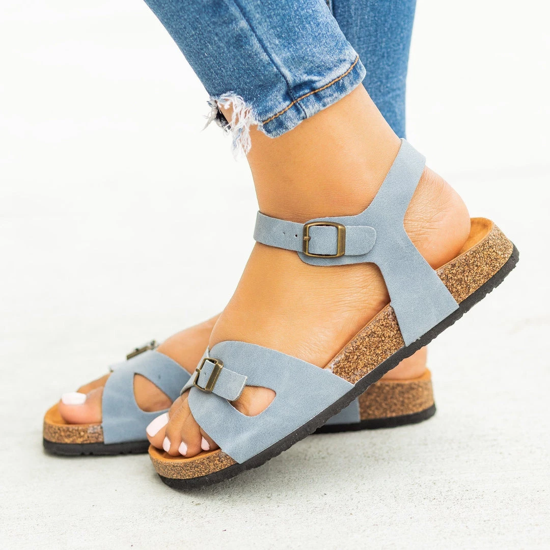 Refresh Buckled Comfy Cork Sandals 16 Refresh Buckled Comfy Cork Sandals