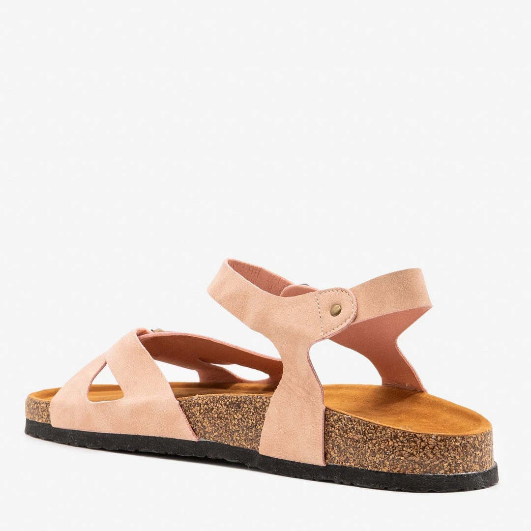Refresh Buckled Comfy Cork Sandals 9 Refresh Buckled Comfy Cork Sandals