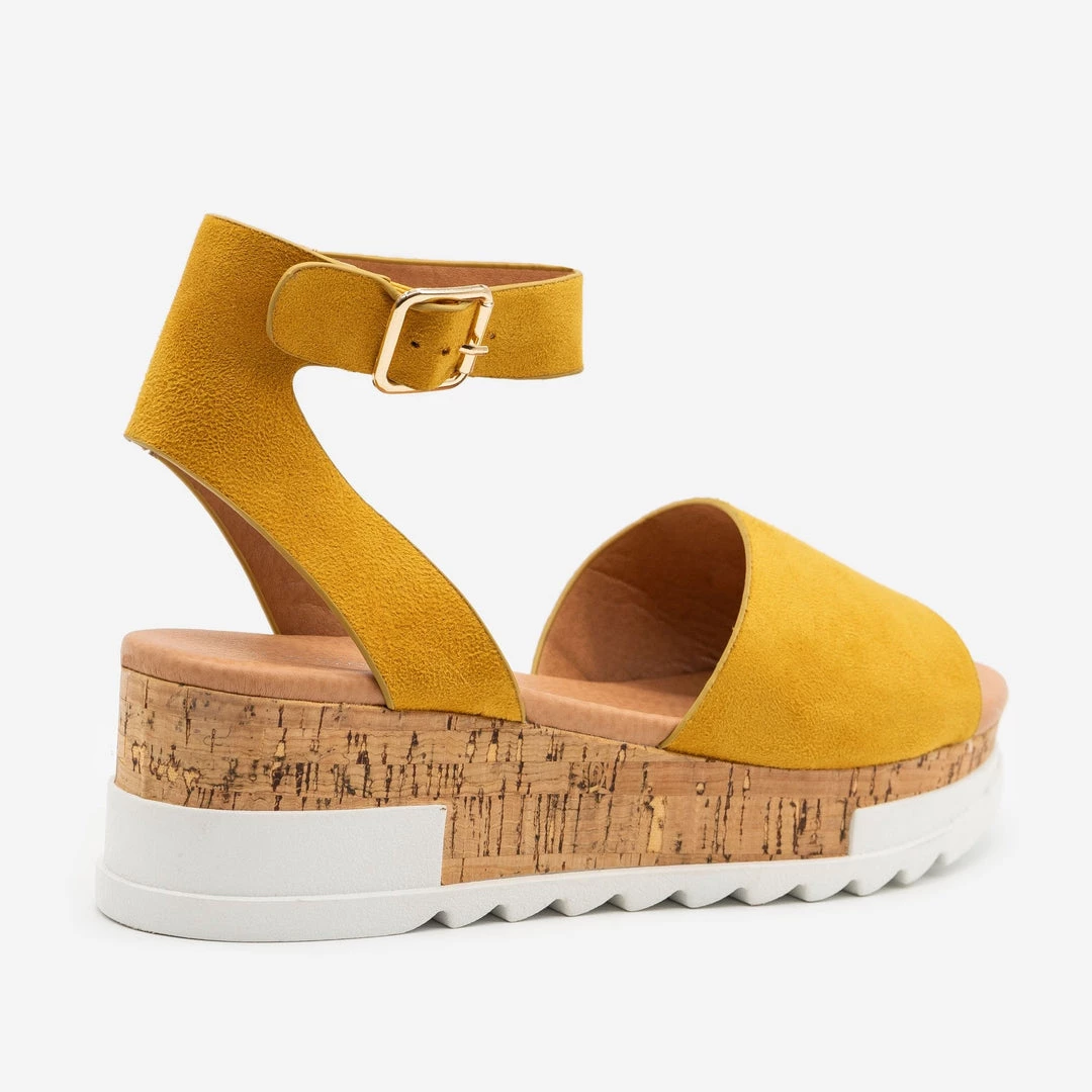 Top Moda Buckled Cork Platform Sandals Newest Arrivals 3 Top Moda Buckled Cork Platform Sandals Newest Arrivals