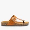Anna Shoes Buckled Cork Sandals Newest Arrivals