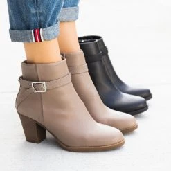 Novo Shoes Buckled Modern Bootie Newest Arrivals