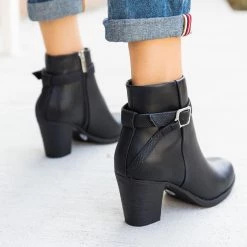 Novo Shoes Buckled Modern Bootie Newest Arrivals