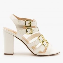 Delicious Shoes Newest Arrivals Buckled Open Toe Heels