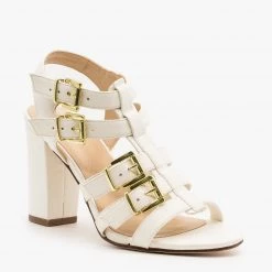 Delicious Shoes Newest Arrivals Buckled Open Toe Heels