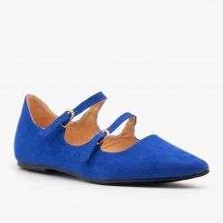 Betani Buckled Pointed Toe Flats Newest Arrivals