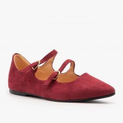 Betani Buckled Pointed Toe Flats Newest Arrivals