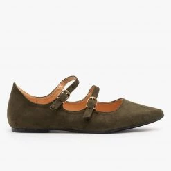 Betani Buckled Pointed Toe Flats Newest Arrivals