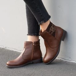 Bamboo Newest Arrivals Buckled Side Stretch Boots