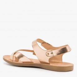Forever Buckled Slingback Toe Hold Sandals