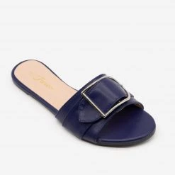 Forever Newest Arrivals Buckled Slip-on Sandals
