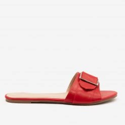 Forever Newest Arrivals Buckled Slip-on Sandals